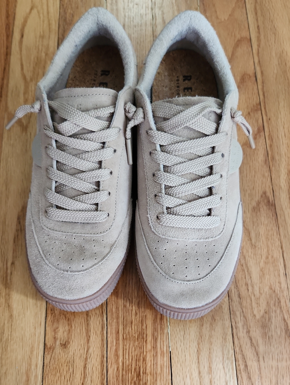 Reef Tan Suede Slip On Sneakers Women's Size 10